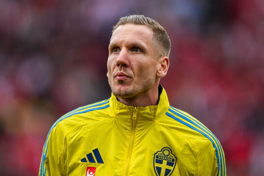 Goalkeeper Robin Olsen of Sweden