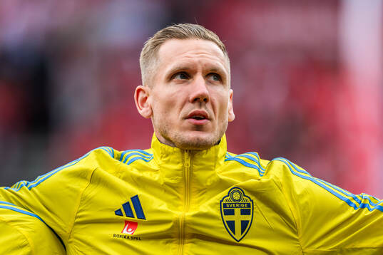 Goalkeeper Robin Olsen of Sweden