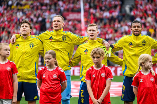 Victor Nilsson Lindelöf, goalkeeper Robin Olsen, Emil
