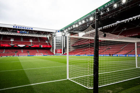 Interior view of Parken Stadium