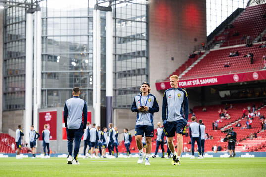 Sebastian Nanasi and Hugo Larsson of Sweden
