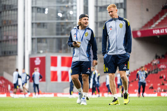 Sebastian Nanasi and Hugo Larsson of Sweden