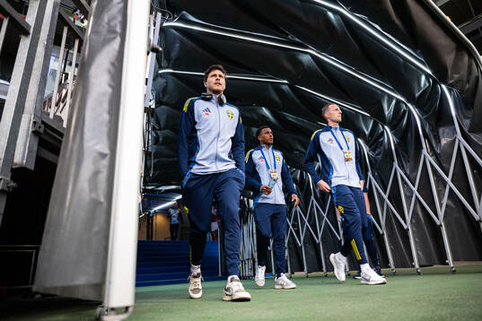 Victor Nilsson Lindelöf, Niclas Eliasson and Gustaf