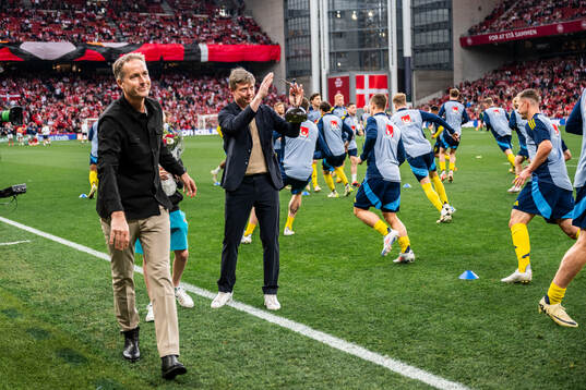 Head coach Jon Dahl Tomasson of Sweden is being selected in