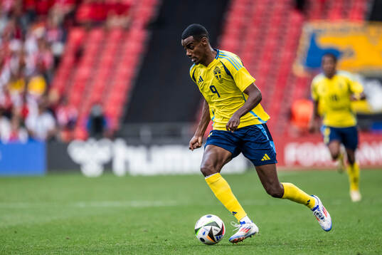 Alexander Isak of Sweden
