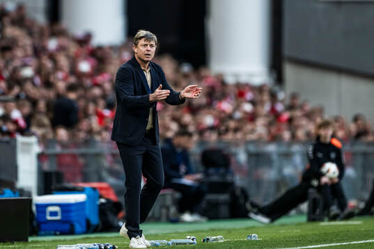 Head coach Jon Dahl Tomasson of Sweden