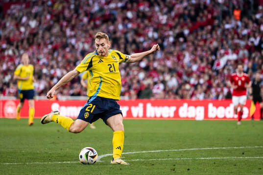Dejan Kulusevski of Sweden