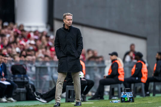 Head coach Kasper Hjulmand of Denmark