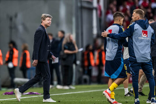 Head coach Jon Dahl Tomasson of Sweden