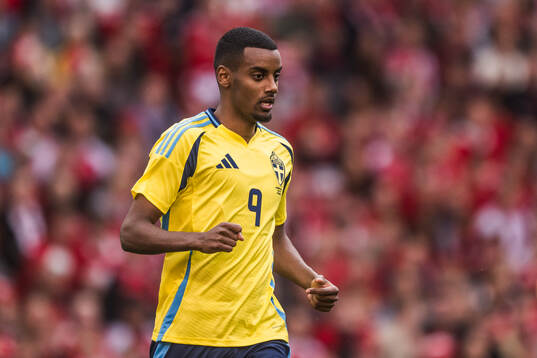Alexander Isak of Sweden