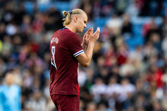 Erling Braut Haaland of Norway is substituted off
