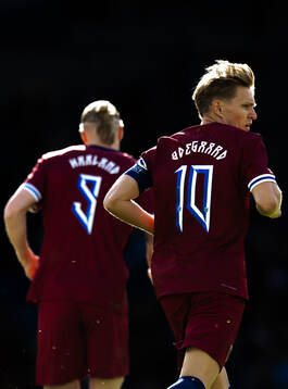 Erling Braut Haaland and Martin Ødegaard of Norway