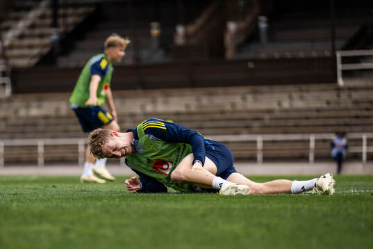 Samuel Gustafson of the Swedish men's national football