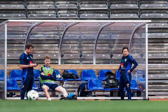 Samuel Gustafson of the Swedish men's national football team