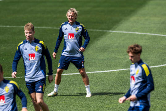 Emil Forsberg of the Swedish men's national football team