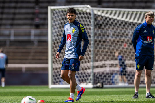 Matteo Perez Vinlöf of the Swedish men's national football