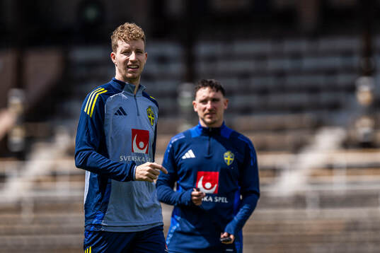 Samuel Gustafson of the Swedish men's national football team