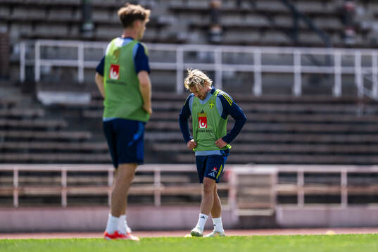 Emil Forsberg of the Swedish men's national football team