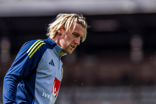Emil Forsberg of the Swedish men's national football team