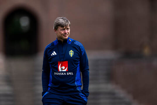Head coach Jon Dahl Tomasson of the Swedish men's national