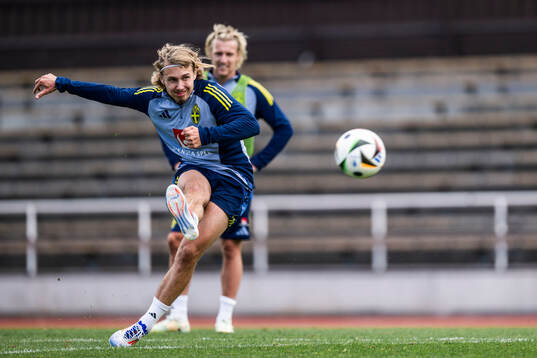 Sebastian Nanasi of the Swedish men's national football team