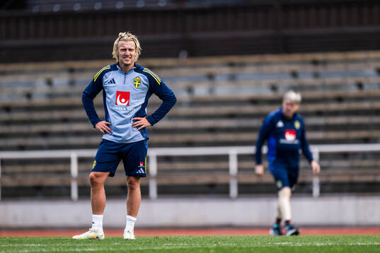Emil Forsberg of the Swedish men's national football team