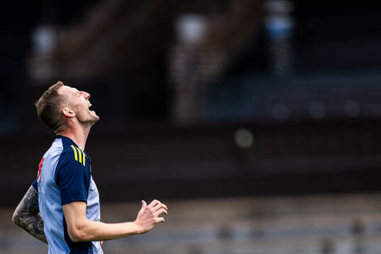 Gustaf Nilsson of the Swedish men's national football team