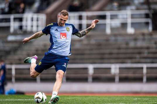 Gustaf Nilsson of the Swedish men's national football team