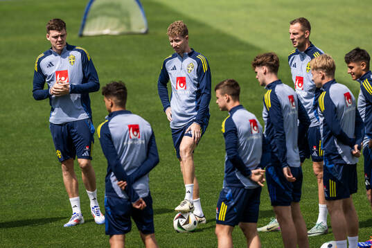 Emil Holm, Samuel Gustafson and Gustaf Nilsson of the