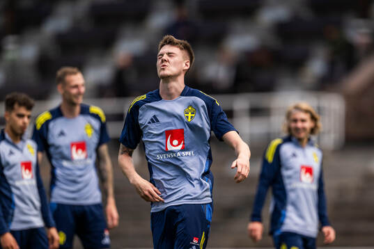 Emil Holm of the Swedish men's national football team