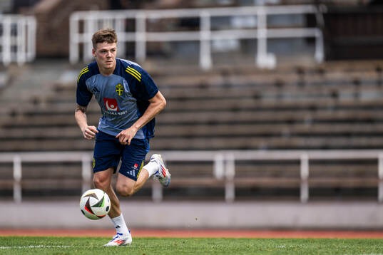 Emil Holm of the Swedish men's national football team