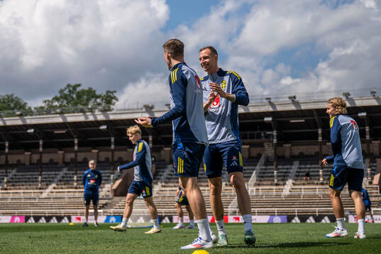 Gustaf Nilsson of the Swedish men's national football team