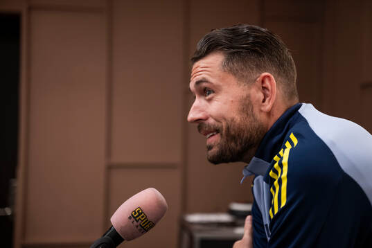 goalkeeper Kristoffer Nordfeldt of the Swedish national