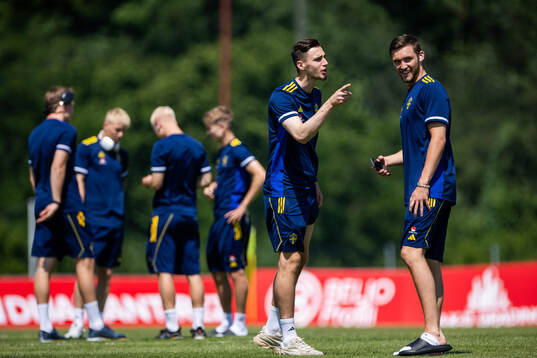 Goalkeeper Noel Törnqvist of Sweden