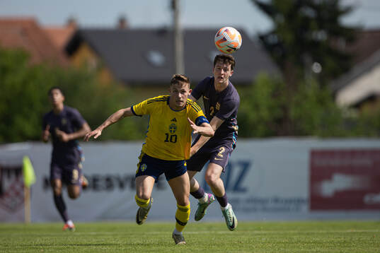 Jacob Ondrejka of Sweden and Kellen Fisher of England