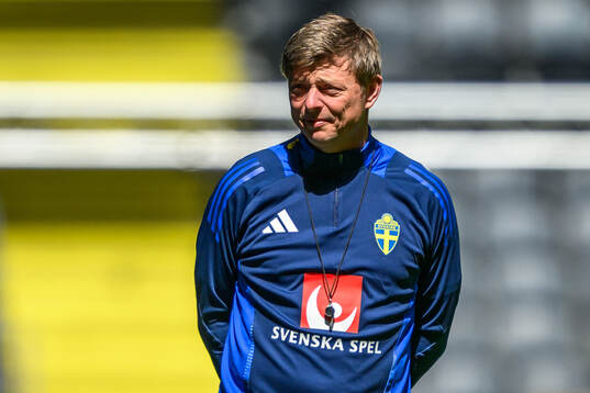 Head coach Jon Dahl Tomasson of the Swedish men's national