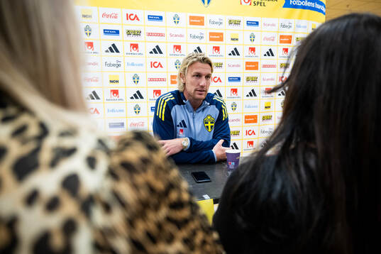Emil Forsberg of the Swedish men's national football team