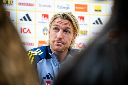 Emil Forsberg of the Swedish men's national football team