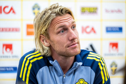 Emil Forsberg of the Swedish men's national football team