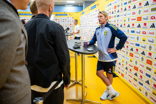 Emil Forsberg of the Swedish men's national football team