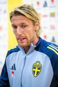 Emil Forsberg of the Swedish men's national football team