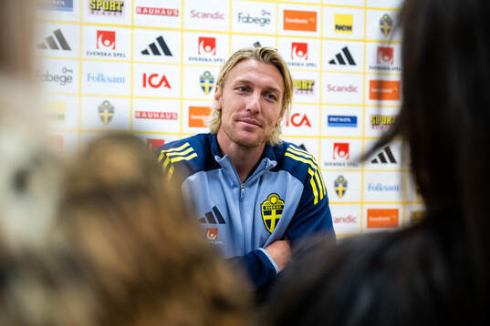 Emil Forsberg of the Swedish men's national football team