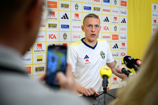 Ludwig Augustinsson of the Swedish men's national football