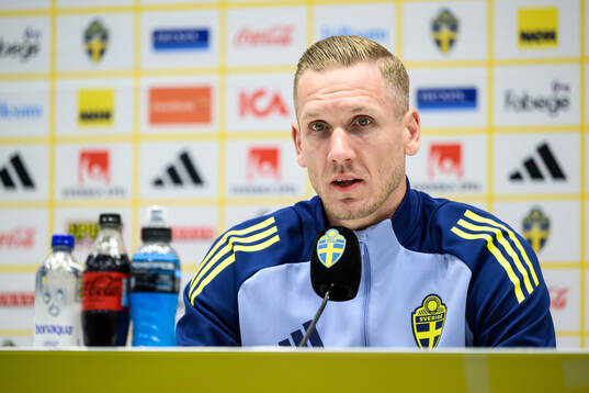 goalkeeper Robin Olsen of the Swedish men's national