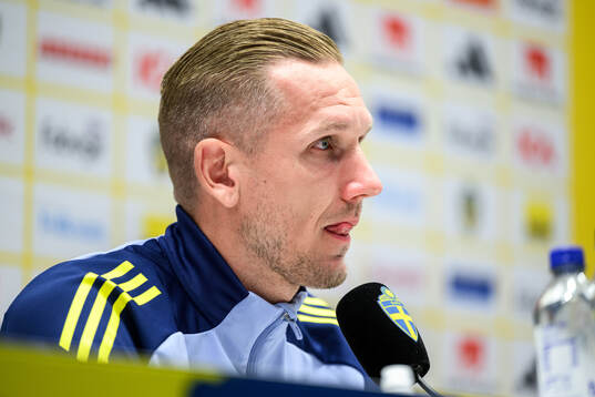 goalkeeper Robin Olsen of the Swedish men's national