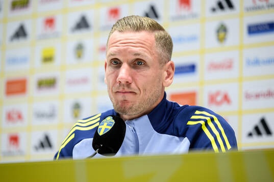 goalkeeper Robin Olsen of the Swedish men's national
