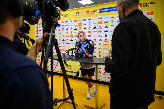 Emil Forsberg of the Swedish men's national football team