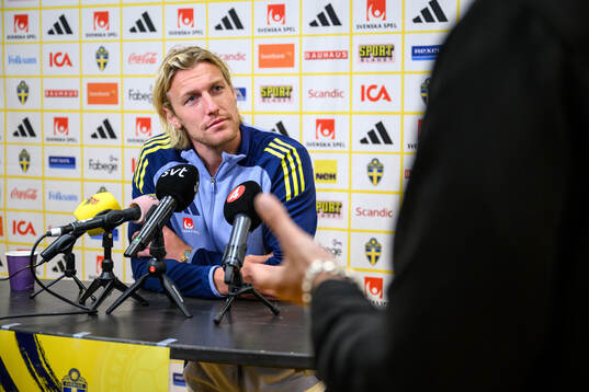 Emil Forsberg of the Swedish men's national football team