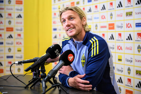 Emil Forsberg of the Swedish men's national football team