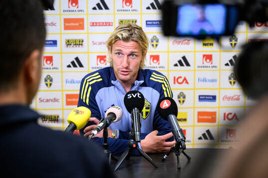 Emil Forsberg of the Swedish men's national football team